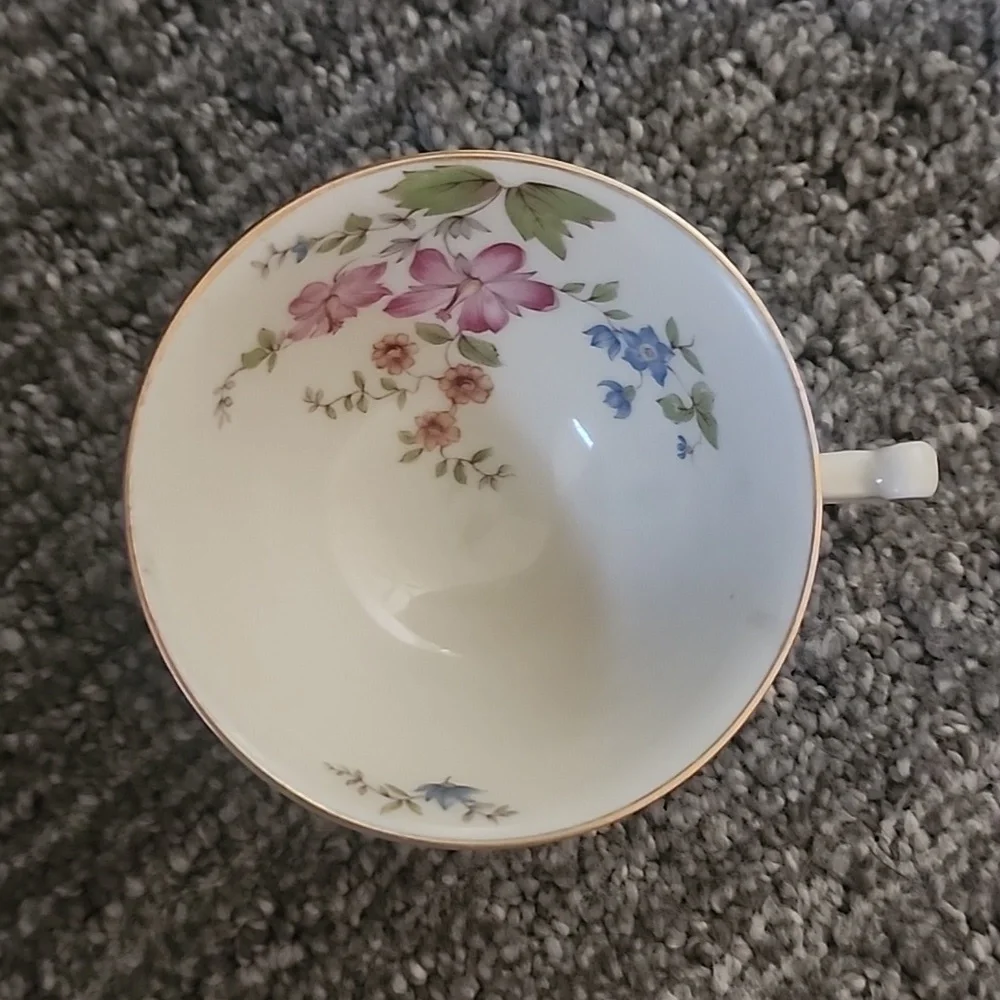 H&C Co. Selb Bavaria Germany Heinrich Teacup And Saucer,  Cream Color